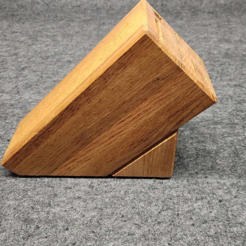 Wusthof Trident Wooden Countertop Knife Block Holder 9 Slot Piece